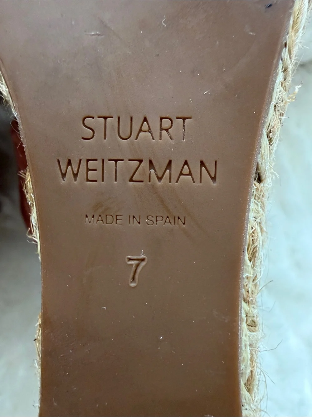Stuart Weitzman Sarina Dessert Rose Suede Size 7 - Picture 15 of 17
